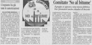 Articolo della Gazzetta di Mantova del 07-08-2009